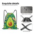thumbnail image 4 of Fotbe Avocado Keep Calm Bolsa Mochila con Cordón Estampada, Bolsa de Gimnasio Deportiva, Bolsa Cinch, Bolsa con Cordón para Hombres y Mujeres-Small, 4 of 6