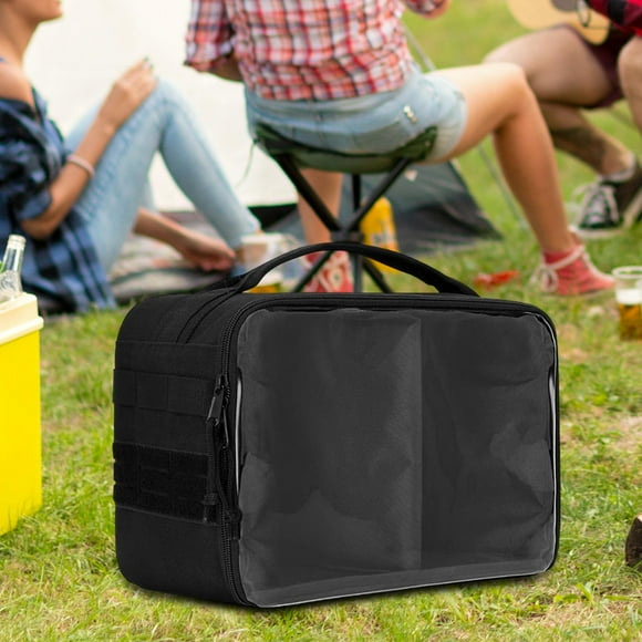 DYNWAVECA Cornhole Bean Bag Organizer Cornhole Bags Carrying Case for Men and Women Corn Hole Bag Holder Cornhole Carrying Bag Bag Only