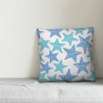 thumbnail image 2 of Creative Products Starfish Pattern Blue 16x16 Indoor / Outdoor Pillow, 2 of 2