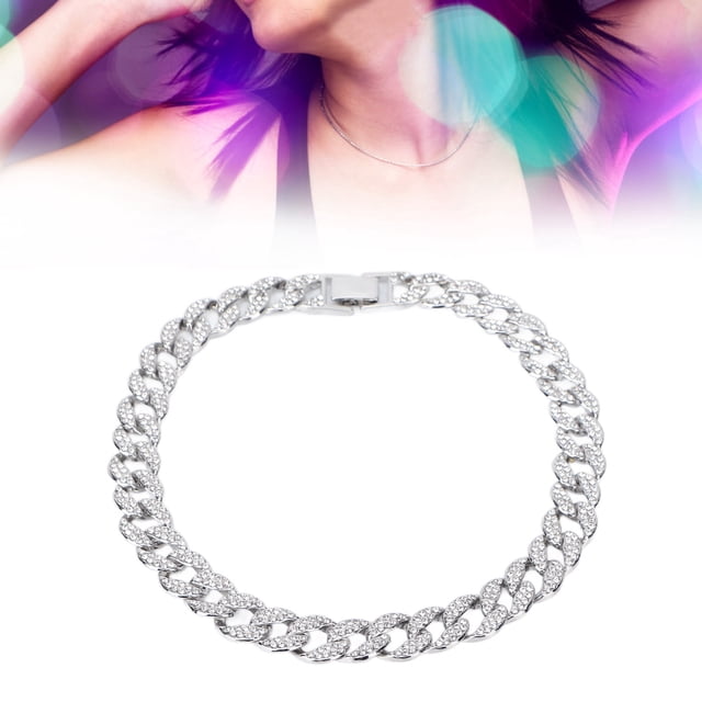 Collar Cubano De Miami Para Hombre, Joyería De 16 Pulgadas, Cadena De Eslabones De Hip Hop