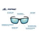 thumbnail image 2 of Gafas de seguridad Bullhead Safety Pompano Polarized ANSI Z87+, 2 of 8