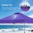 thumbnail image 3 of CHITOOMA 10 x 10ft Pop up Canopy Tent, Instant Outdoor Shelter Easy Portable Straight Leg Canopy Tent, Purple, 3 of 12