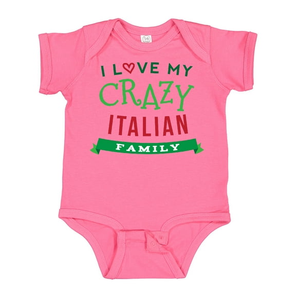 Inktastic Italian Family Heritage Boys or Girls Baby Bodysuit