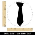 thumbnail image 2 of Neck Tie Doodle Solid Self-Inking Rubber Stamp Ink Stamper - Green Ink - Small 3/4 Inch, 2 of 7