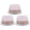 Pink, variant on YAHHU 3pcs Makeup Liquid Foundation Brushes Cosmetic Flat Blush Brushes Set Pink, Professional Flawless Coverage Tools for Face, 5.12 inches / 13 cm Length, Premium Synthetic Fiber Hair and Plastic