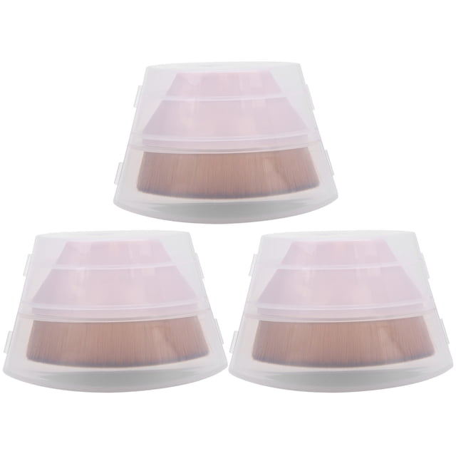 Brochas para polvo líquido, 3 piezas de maquillaje, base líquida, brochas de maquillaje, brochas cosméticas, rendimiento confiable