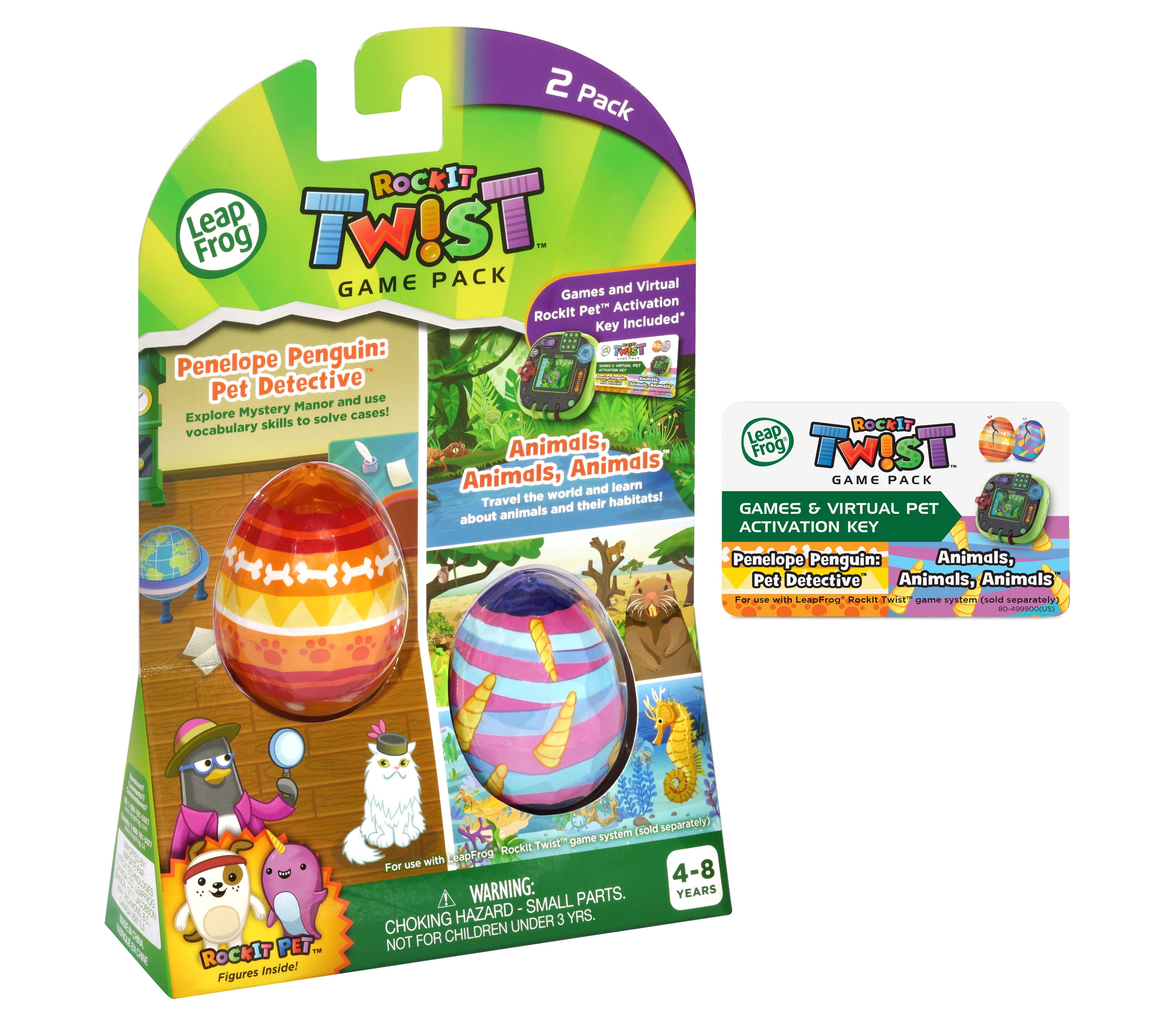 Leapfrog Rockit Twist Game 2 Pack Penelope Penguin and Animals 