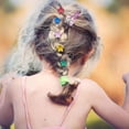 thumbnail image 3 of Pack Of 100 Hair Clips Small Hair Clips Flower Shape Multicoloured With Mini Hair Clips Colourful Pearl Claw Hair Clips Pins Clamps Small Plastic Hair, 3 of 5