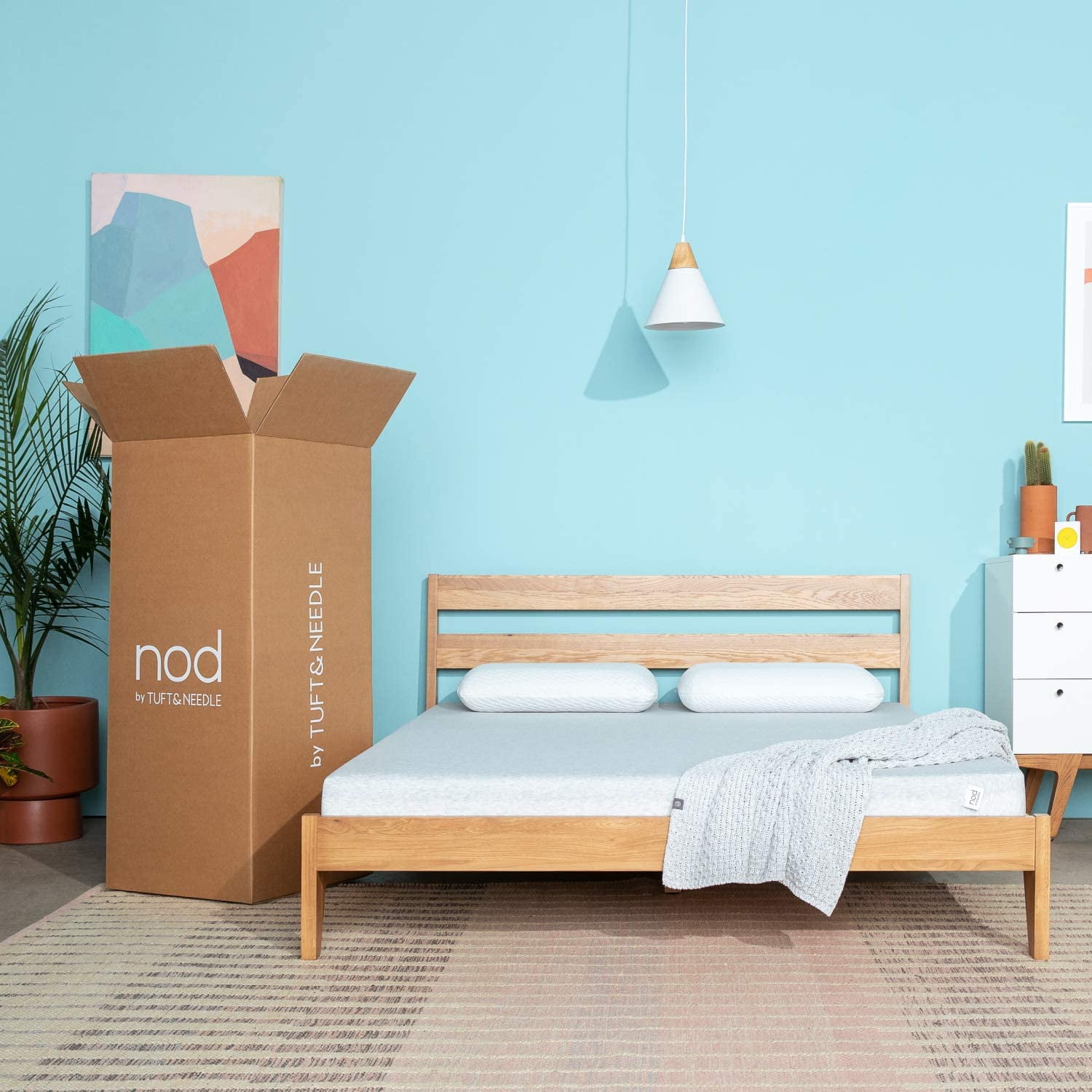 Nod by Tuft & Needle 6Inch Twin Mattress, Adaptive Foam Bed in a Box