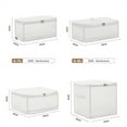 thumbnail image 3 of Rbaofujie Toy Chest PP Transparent Storage Box, 7-piece Set Of Clothing, Toys, Cotton Quilts, Household Sorting And Storage Box, 3 of 3