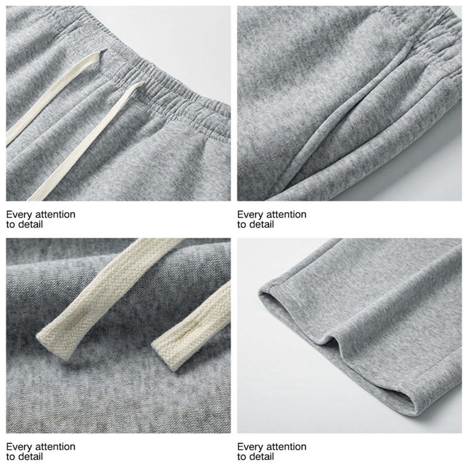 CHEEREAM Mens Capri Sweatpants Cropped Wide Leg Elastic Drawstring Waist Trouser with Pockets Baggy Comfy Gym Training Running Everyday Casual Wear