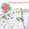 thumbnail image 3 of 20pcs Vintage Floral Handkerchiefs, SUWU Women's Cotton Hankies, Flower Embroidered Design for Ladies, Rondom Colors (11x11in), 3 of 7