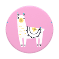 thumbnail image 2 of PopSockets Grip with Swappable Top for Cell Phones, PopGrip Llama Gama, 2 of 3