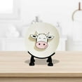 thumbnail image 4 of Cow Toilet Roll Holder - Funny Toilet Paper Holder Free Standing Bathroom Set - 3D Printed Black Cow Loo Roll Holder - Hilarious Tissue Paper Roll Storage - Cute Bathroom Decor - 1PCS, 4 of 8