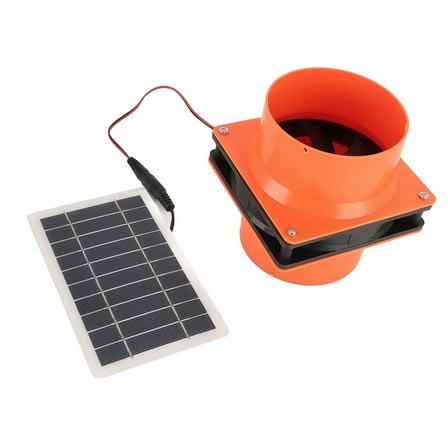 COOLHOOD Multipurpose Solars Power Exhaust Fan 5W 12V Easy Installion for Outdoor Camping and Green Energys Ventilation