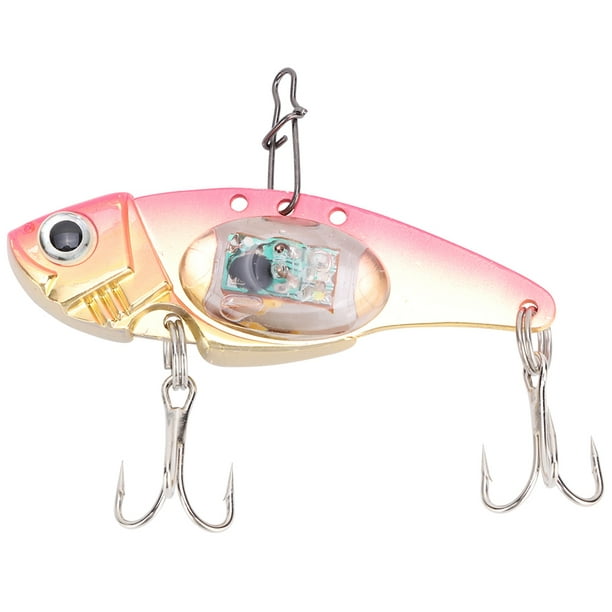 Pink/Blue Fishing Lure, 1 PCS Fishing Bait, Treble Hook Bait For Salmon  Lingcod Halibut Rockfish 