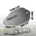 thumbnail image 2 of ALLTIMES 1Pair Horn Block Off Plates for Peterbilt, Silver 303 Stainless Steel CNC Technology, 2 of 8