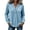 Sky Blue, variant on Ruimatai Womens Long Sleeve Henley Blouses Velvet Loose Dressy Casual Shirts