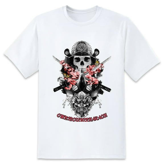 Men's Graphic TeeSkull Letter Print T-Shirts Round Neck Short Sleeves Sizes XS-5XL Summer Daily Casual Tops