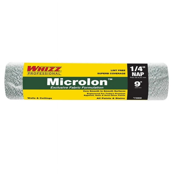 Whizz Microlon 9 in. W x 1/4 in. Cage Paint Roller Cover 1 pk