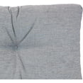 thumbnail image 4 of The Gripper Non-Slip Tufted Bench Cushion for Indoor Furniture, Entryway Storage, Bay Window, Corner Nook or Piano Seat, 30 Inches, Plush Gray, 4 of 5