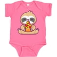 thumbnail image 3 of Inktastic Sloth Pizza Boys or Girls Baby Bodysuit, 3 of 5