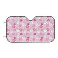 thumbnail image 6 of Lsque Sunflower Rabbit Car Windshield Sun Shade | Accordion Folding Style Auto Shade for Car Truck SUV Van | Blocks UV Rays Sun Visor Protector | Medium, 6 of 7