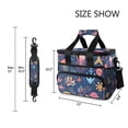 thumbnail image 3 of FORMRS Insulated Cooler Bag 24 Cans Capacity Soft Leakproof Lunch Box with Side Pockets, Pink Jellyfish, 3 of 7