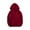 Wine, variant on Pullover Hooded Sweatshirt Unisex Casual Long Sleeve Solid Basic Design Kangaroo Pocket Comfortable Fit Top for kids
