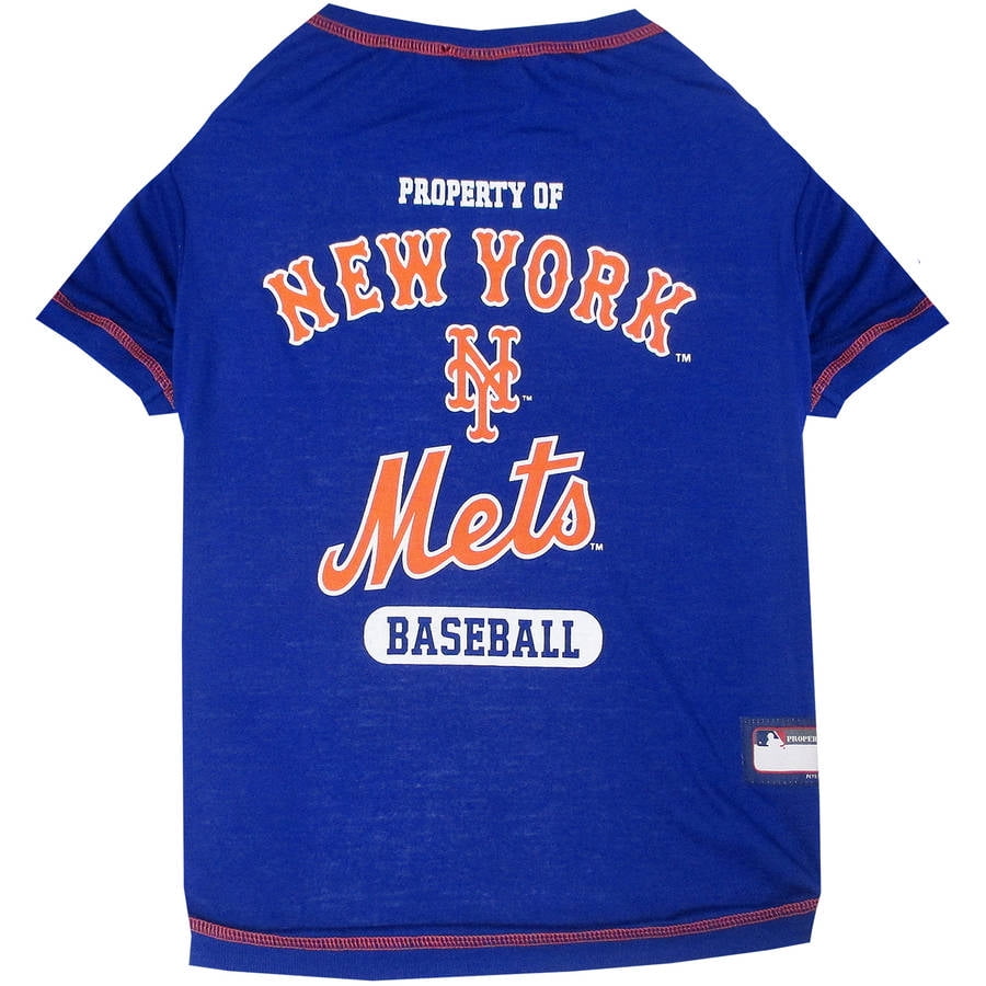 Pets First MLB New York Mets Pet T-shirt, Assorted Sizes by Pets First