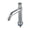 Silver, variant on Spring Stainless Steel Bathroom Basin Sink Water Tap Single Handle Bath Faucets