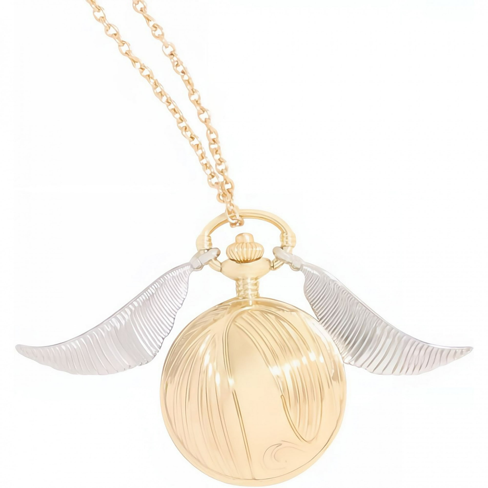 Harry Potter Golden Snitch Pocket Watch Necklace Walmart