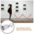 thumbnail image 3 of Supvox 1Set Metal Rope End Caps Stainless Steel Cord Stopper for Durable Wire Rope Use, 3 of 8