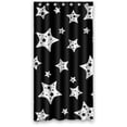 thumbnail image 1 of ABPHQTO Cortina de ducha con estampado de muchas estrellas Cortina de ducha impermeable 90x180 cm, 1 of 2