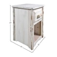 thumbnail image 2 of Montana Collection End Table w/ Drawer, Clear Lacquer Finish, 2 of 4
