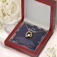 thumbnail image 4 of Girlfriend, Your Last Everything, White or Yellow Gold Finish, CZ Heart Pendant Necklace, Forever Love Necklace, 14K White Gold or 18K Yellow Gold with Gift Box, 4 of 5