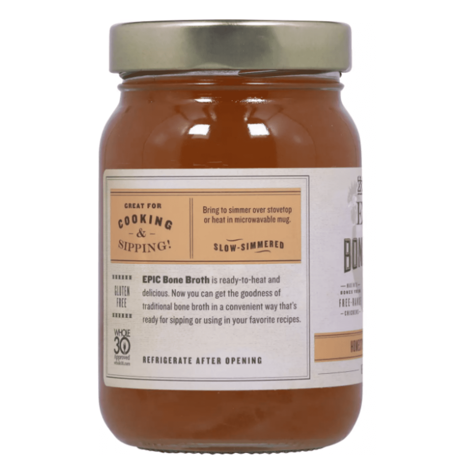 EPIC Bone Broth Homestyle Savory Chicken 2 Pack 14 oz