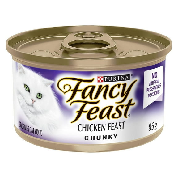Fancy Feast Festin de Poulet en Bouchees, Nourriture Humide pour Chats 85 g