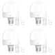 thumbnail image 1 of 4X Bombillas Recargables Que Funcionan con Pilas, Bombilla de Rosca E26 de 300 para Lámparas con Control Remoto Regulable y Temporizador, 1 of 5