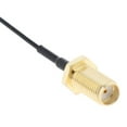 thumbnail image 3 of TISHITA High Quality RF Connector Cable SMA Female Bulkhead to UFL/IPX Extension Black 20cm, 3 of 8