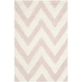 thumbnail image 2 of SAFAVIEH Cambridge Kaitlyn Geometric Wool Area Rug, Light Pink/Ivory, 2'6" x 4', 2 of 8