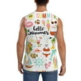 thumbnail image 4 of Gaeub Hello Summer Men's Sleeveless Muscle Shirts Workout Tank Tops, Odor Protection and Comfortable - XX-Large, 4 of 8
