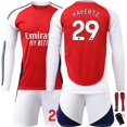thumbnail image 1 of GZSL 2425 England Soccer Club Home Training Jersey, NO.29 Fans Trainning Football Jerseys Kits For Kids And Adult 4 Piece Set, 1 of 8