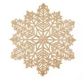 thumbnail image 2 of Decorative Delicate Placemat PVC Hollow Snowflake Shape Cup Pad Coffee Table Mat Napkins Home Decor, 2 of 8