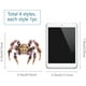 thumbnail image 2 of Pegatinas para ventana de 6.3" con diseño de insectos, arañas, caracoles, libélulas y cucarachas, estáticas, para puertas corredizas de vidrio, decorativas, de doble cara., 2 of 9