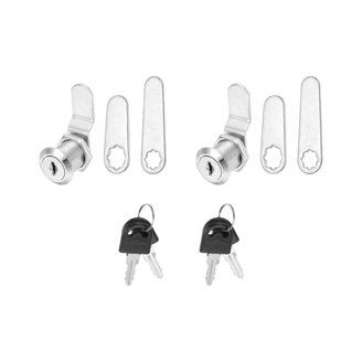 PYSEOSISE 4-Pack Cabinet Cam Locks With Keys – Secure Your Desk Drawers, Toolboxes & File Cabinets In Style