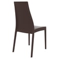 thumbnail image 2 of Pemberly Row Contemporary Patio Dining Chair in Brown, 2 of 13
