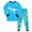 H01-Sky Blue, variant on TOWED22 Toddler Baby Girl Outfits Infant Puff Sleeve Smocked Floral Tops Pants Cute Kids Girls Fall Winter Clothes Set Size:4-5 Y,Color:Light Green