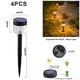 thumbnail image 2 of Luces solares para caminos al aire libre, paquete de 4 luces de paisaje, impermeables, luces LED solares para pasarela trasera para jardín, césped y Patio, 2 of 7