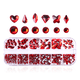 thumbnail image 3 of Nail Art Rhinestones Cristales de uñas, piedras preciosas de diamantes de uñas con parte posterior plana de múltiples formas, 3 of 5